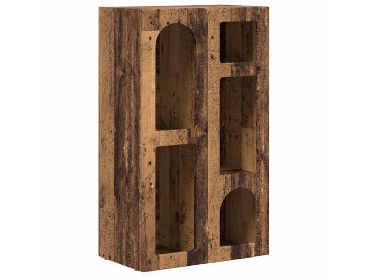 HGFDVCMR Sideboard Altholz 59x35x100,5 cm Anrichte Holzwerkstoff Kompakter Schrank für Wohnzimmer und Esszimmer, zeitloses Design mit mehreren Regalböden für ordentliche Aufbewahrung.