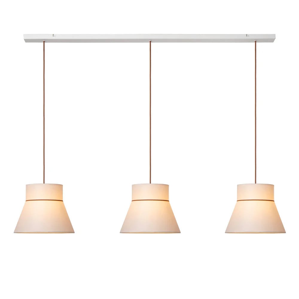 Lucide SCARLET Hanglamp van Papier - Japandi Stijl - Beige