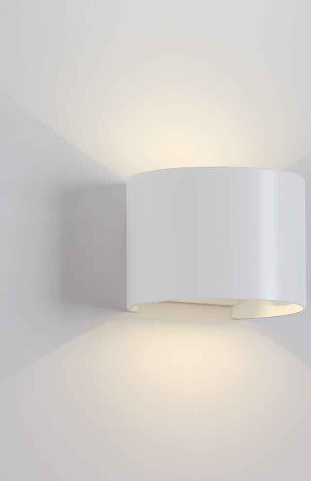 NCC-Licht LED Wandlamp Wit Rond voor Binnen en Buiten 6W 3000K