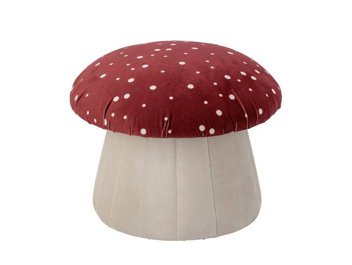 Bloomingville - Lue Pouf Ø 37 x H 30 cm, rot