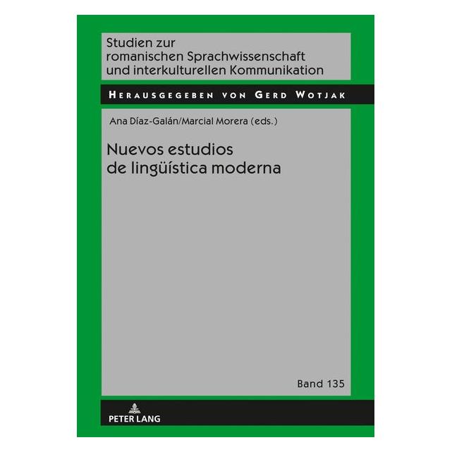 Peter Lang Nuevos estudios de lingüística moderna (Spanisch, Hardcover, Ana Díaz Galán, Marcial Morera) (67839577)