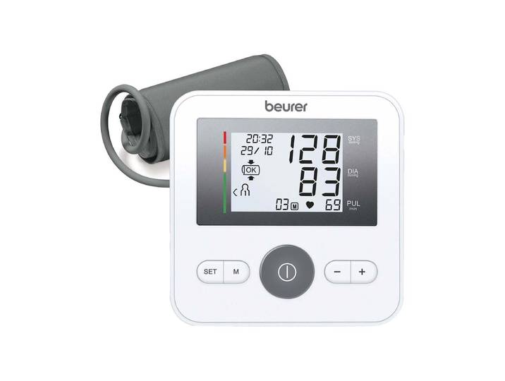 Beurer BM 27+ Oberarm-Blutdruckmessgerät Weiss