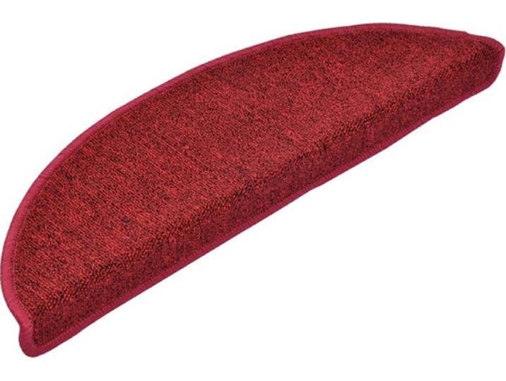 vidaXL - Trapmatten - 15 - st - 56x17x3 - cm - Röd - Halfrond