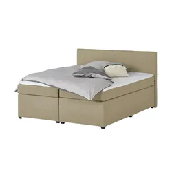 Boxspringbett  Countess , beige , Maße (cm): B: 187 H: 104