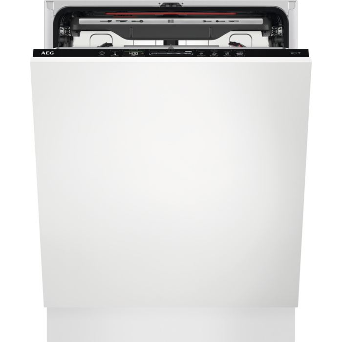 AEG FSE75768P, Voll integriert, Standardgröße (60 cm), Weiß, Berührung, LED, 1,6 m