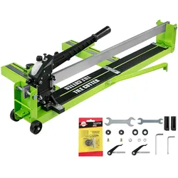 VEVOR Professioneller Fliesenschneider 800 mm (31,5 Zoll) – für Porzellan- & Keramikfliesen, mit Laserführung & 2 Schneidrädern