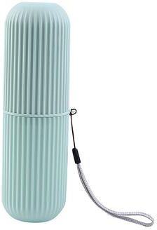 PRiME Portable Travel Toothbrush Case And Toothpaste Holder sky Blue