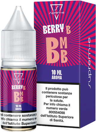 Suprem-e Berry Bomb Aroma Concentrato 10ml Mirtillo Lampone Frutti Di Bosco Ghiaccio