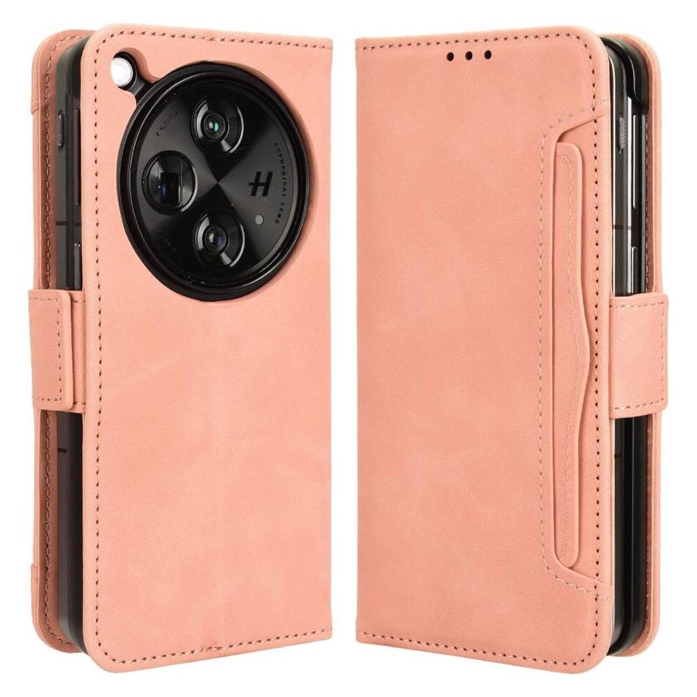 Cover-Discount OnePlus Open - Etui mit vielen Kartenfächer rosa (OnePlus Open) (660173621D)