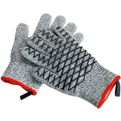 WENKO 2in1 Hitze- & Schneidschutz Handschuh Damen 1 Paar, hitzebeständig, schnittfest