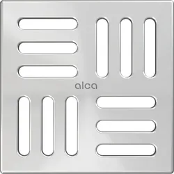 AlcaDrain Design Rost  102×102 mm Edelstahl AISI 316L für Schwimmbecken und Wellnesszonen
