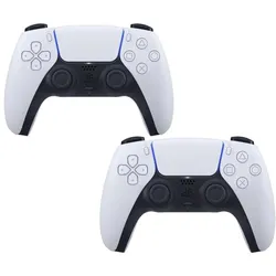 Sony PlayStation 5 BluRay  + 2 Controller, Spielkonsole, Weiss, Schwarz