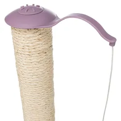 TRIXIE Kratzpfote mit Stamm, 50 cm, natur/flieder