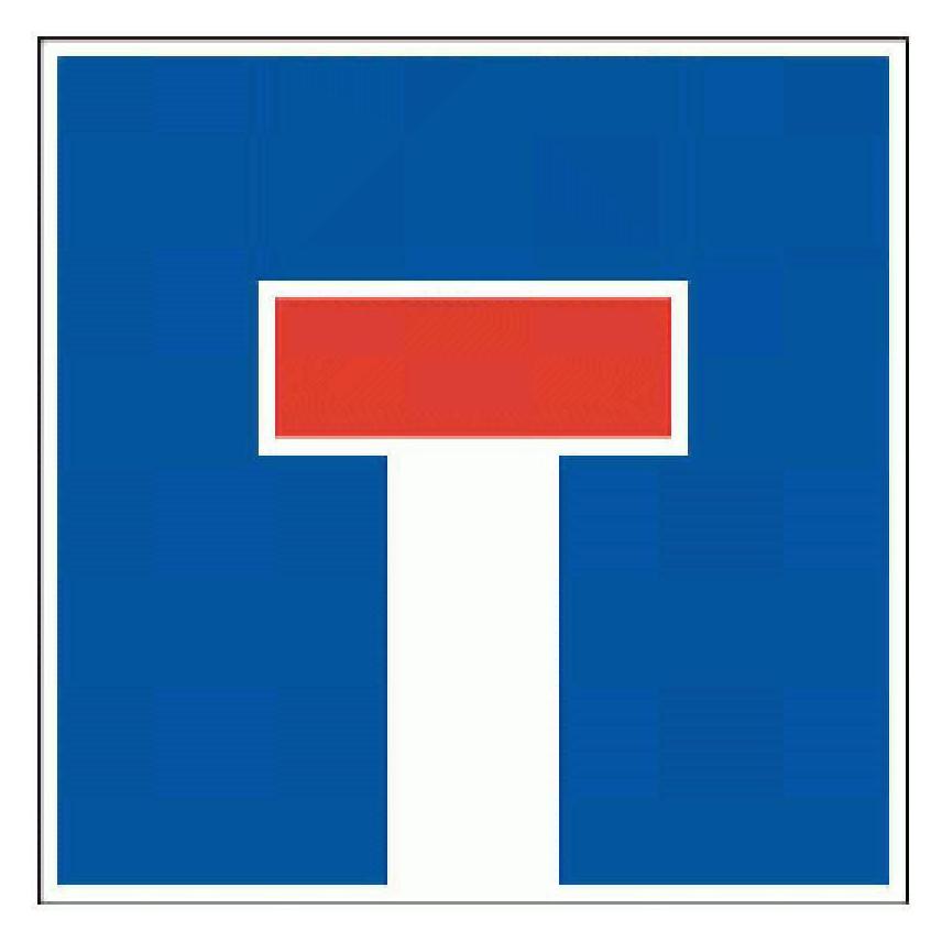 BRW Signaltafel Sackgasse (16270895)