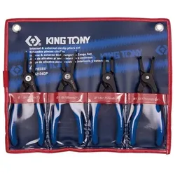 King, Zange, Estuche alicates Circlips Serie 66-4Pzas