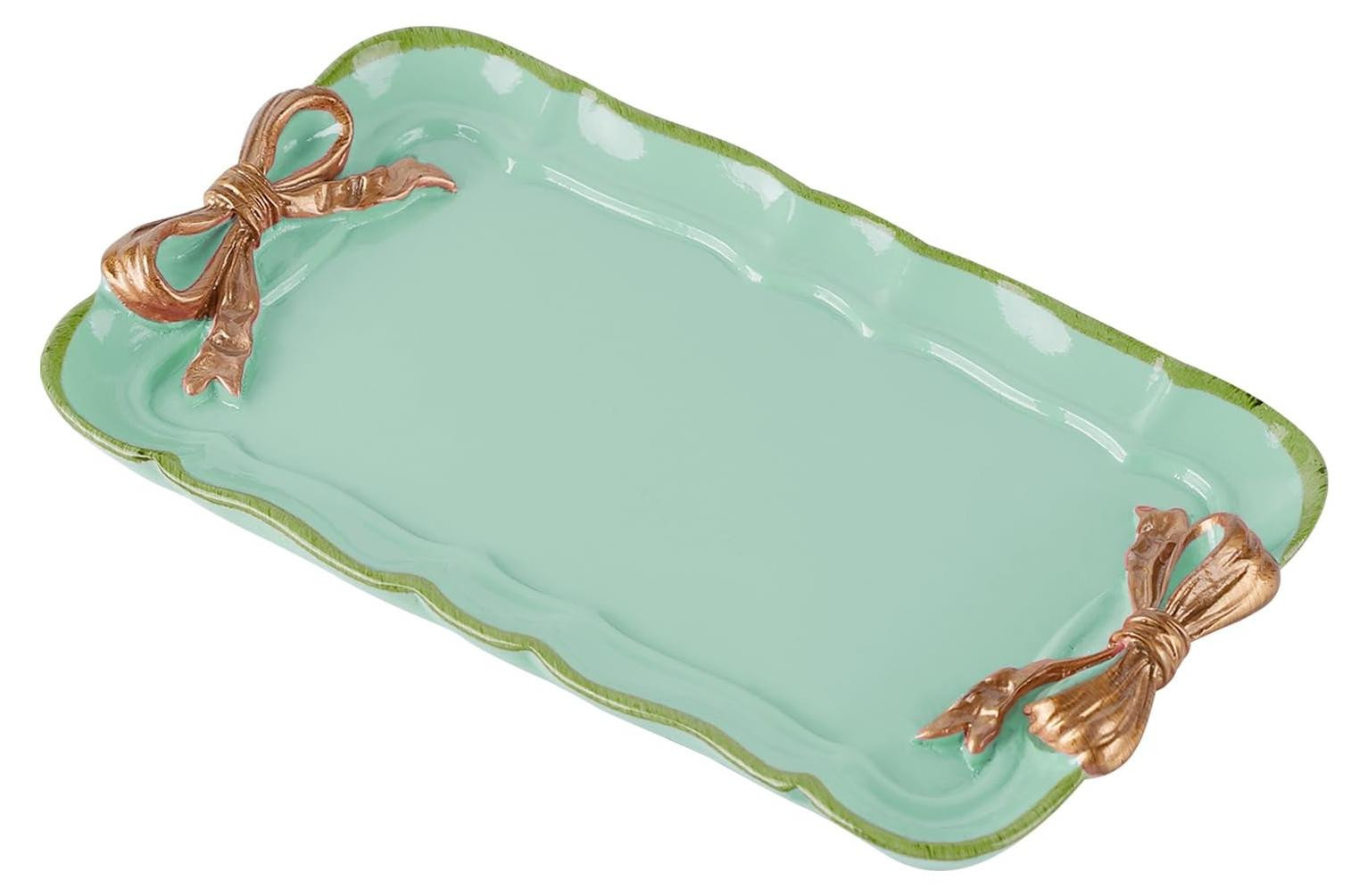 Groene Resin Sieradenhouder Tray voor Decoratie