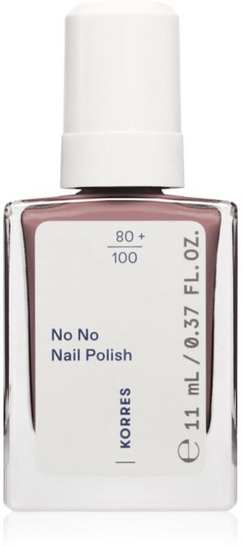 Korres No No Nail Polish nourishing nail varnish shade 66 Prune 11 ml