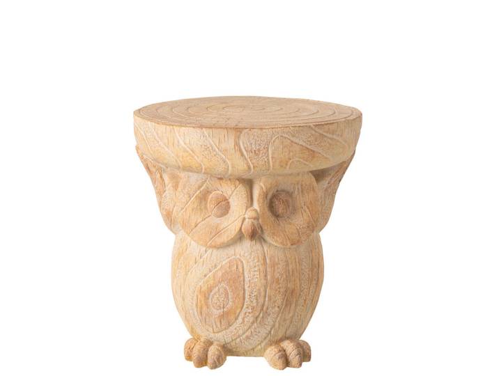 Beistelltisch, Beige, Holz, Mangoholz, 27x31x29 cm, Wohnzimmer, Wohnzimmertische, Beistelltisch, Beistelltische Holz