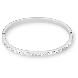 Coeur de Lion 0135/32-1700 Damen-Armreif Spikes Edelstahl, 17 cm