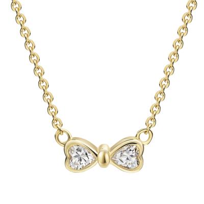 Kette mit Anhänger CELESTA, gold (gelb), Halsketten, Damen, 42cm, Gold, L: 42, glänzend