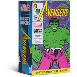 MARVEL™ Avengers 3-Pack Gift Set Unisex Socken Mehrfarbig