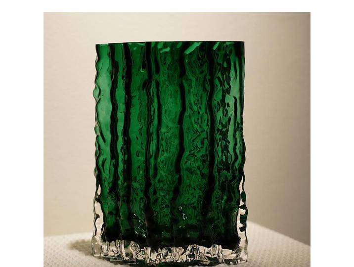 Vases en verre hydroponiques Glacial Wrinkle pour fleurs, décoration de bureau, arrangement floral, vases modernes pour la maison