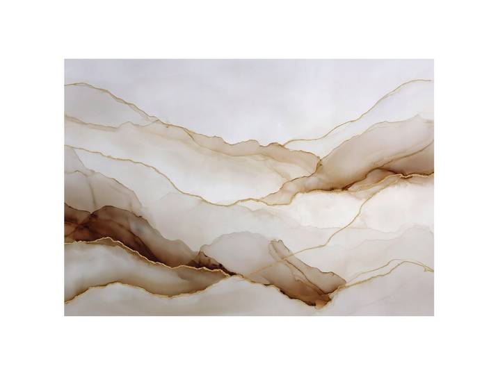 FOTOTAPETE Marmor Abstrakt Beige 250x175 cm