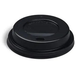 Domdeckel (PS) schwarz für Becher Ø73mm