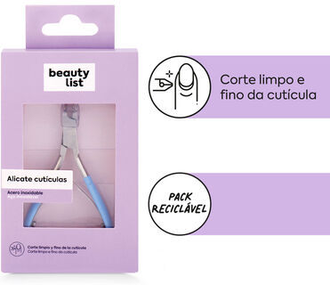Beauty List Alicate para Cutículas Azul