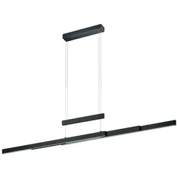 Trio LED-Pendelleuchte Trajan Alu, Eisen, Stahl & Metall Schwarz