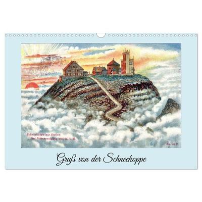 Gruß von der Schneekoppe (Wandkalender 2027 DIN A3 quer), CALVENDO Monatskalender