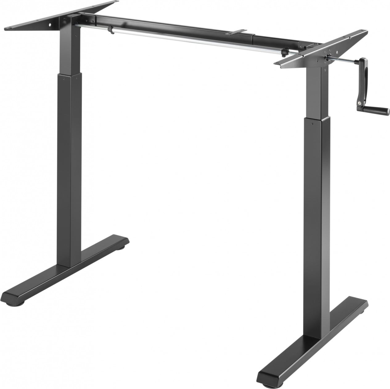 VDD Zit-sta bureau frame, hoogte verstelbaar, voor bureaublad van 90 tot 140 cm