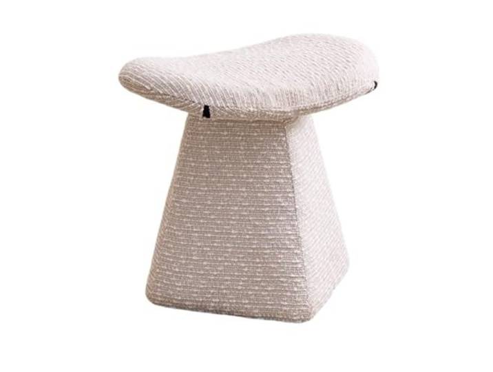 XXAD553TY Ergonomischer Ankleidehocker mit Fußpedal, geeignet for Schlafzimmer Kleiderschrank(Weiß)
