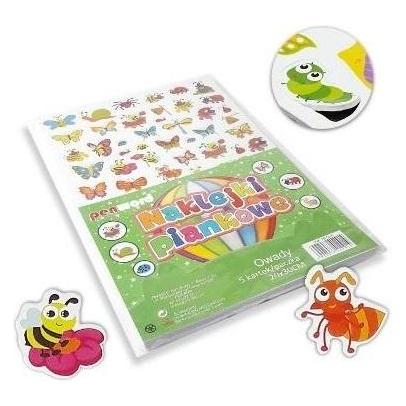 Polsirhurt Schaumstoffaufkleber Insekten 20x30cm 5 Stk (5 Sticker) (47591832)