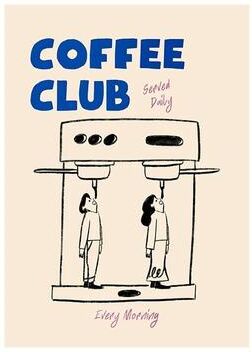 Uplifted Finds Surreal Coffee Diver Canvas Poster   Trendy Kitchen Gallery Wall Art 8 20 X 30 Cm Unframed