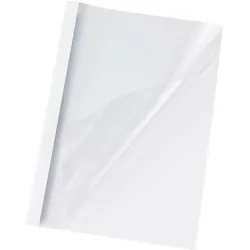VEPATIM 10x Thermobindemappen A4  1.5mm für 15 Blatt weiß