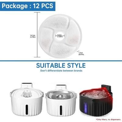Uplifted Finds Premium Multi Stage Replacement Filters For Cat Water Fountains Professional Pet Dispenser Accessories k