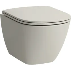 LAUFEN LUA Wand-WC Advanced compact, 490x360x345mm, H8200830490001, Farbe: Pergamon