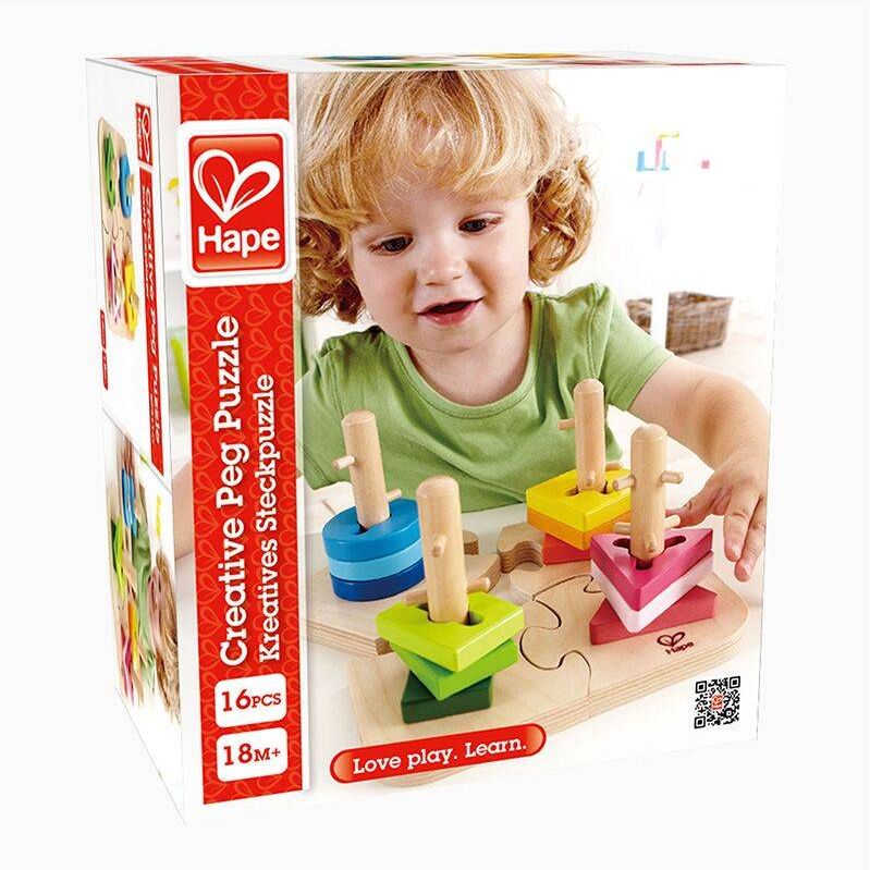 Puzzle à boutons créatifs - Hape
