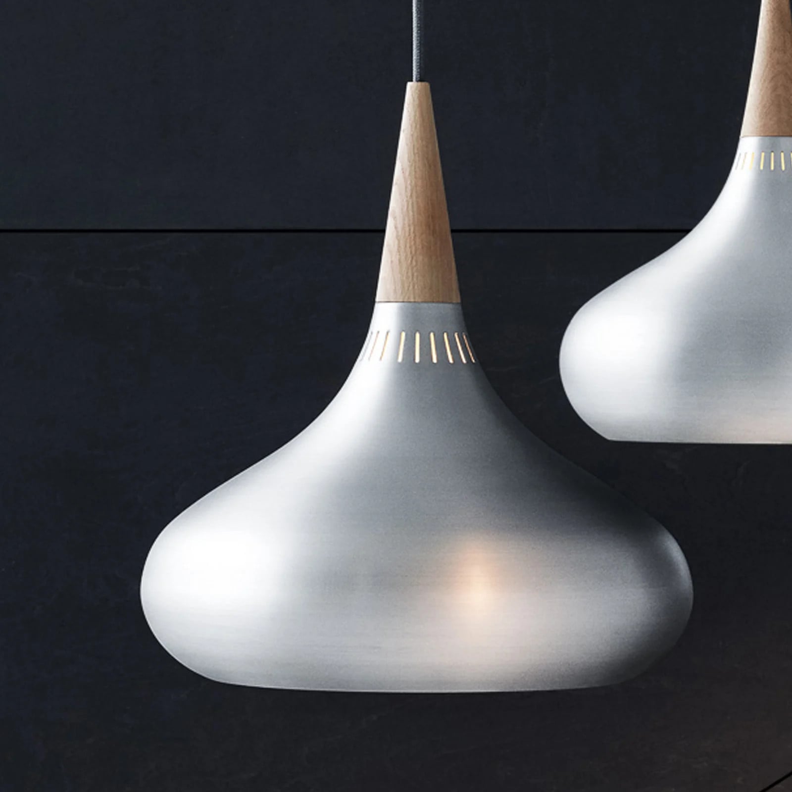 Fritz Hansen Orient P2 Hanglamp Matte Alu/Eiken