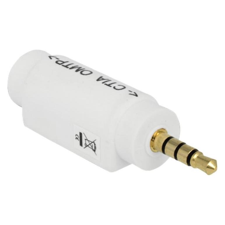 Delock Adapter 3,5 mm 4 Pin Klinkenstecker > 3,5 mm 4 Pin Klinkenbuchse (Klinkenadapter) (65590)