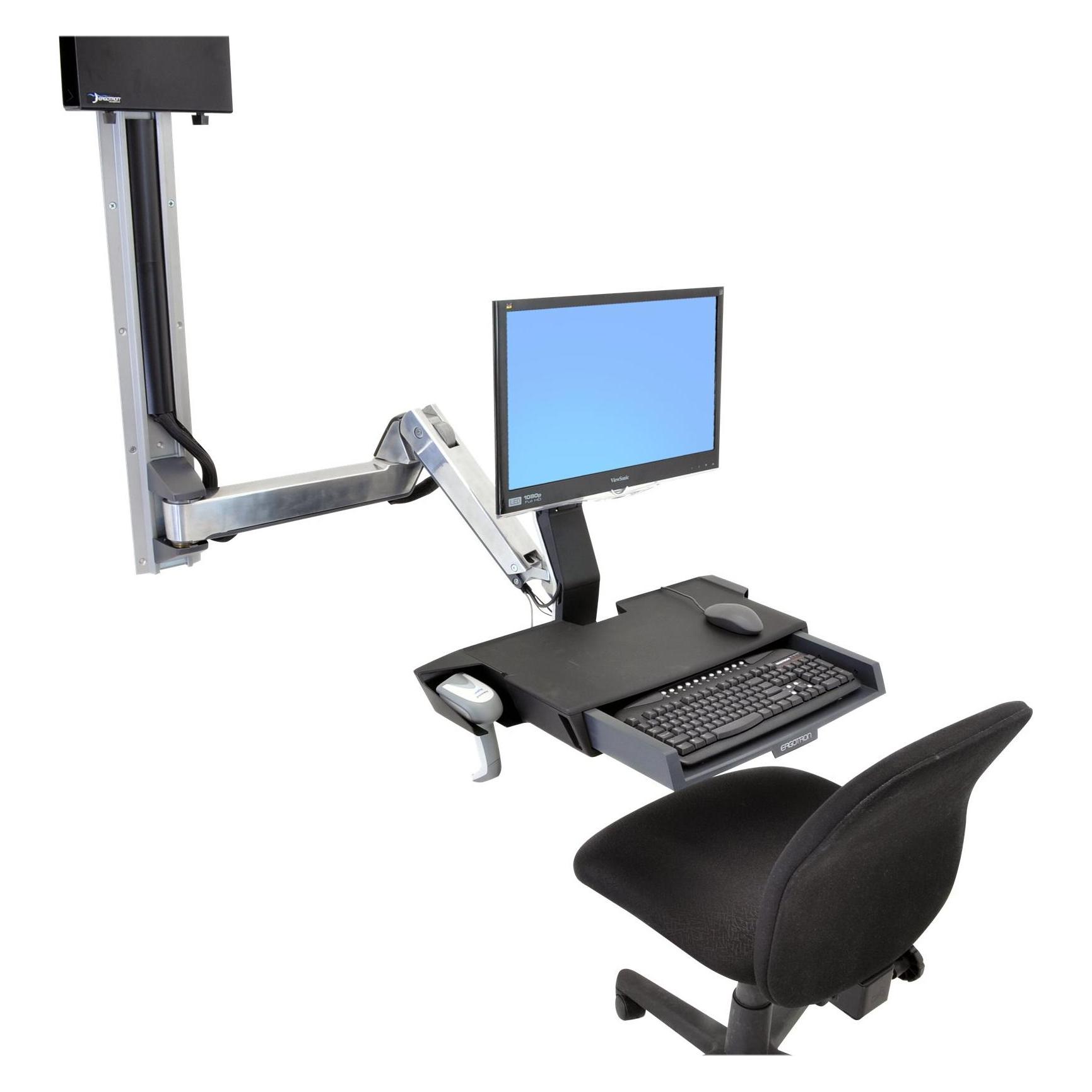 Ergotron Sv Sit Stand Combo Arm Extende (Wand, 4 kg) (45-261-026)