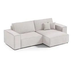 ECKSOFA Isaac 3 Sitzplätze Weiß