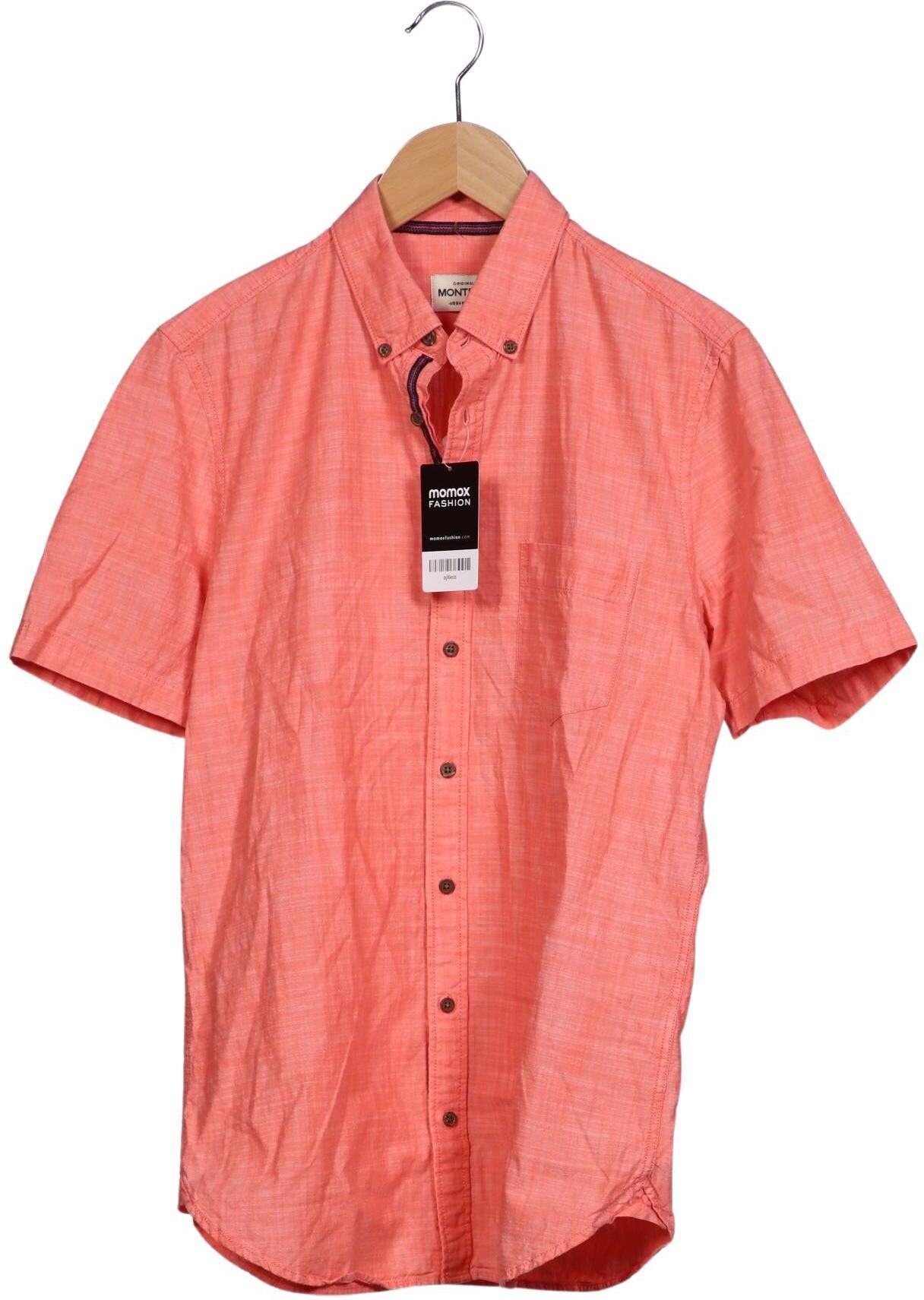Montego Herren Hemd, Pink, Gr. S, Baumwolle - Second Hand