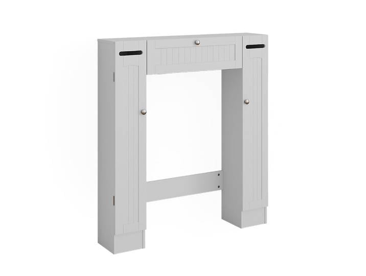 Armoire toilette distributeur papier toilette à gauche à droit 89x99cm