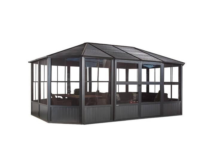 Pavillon Charleston 594x384 cm wetterfest Gartenpavillon
