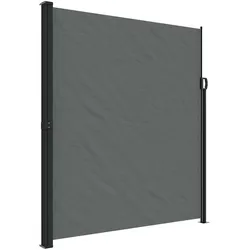 vidaXL Seitenmarkise Ausziehbar Anthrazit 220x600 cm