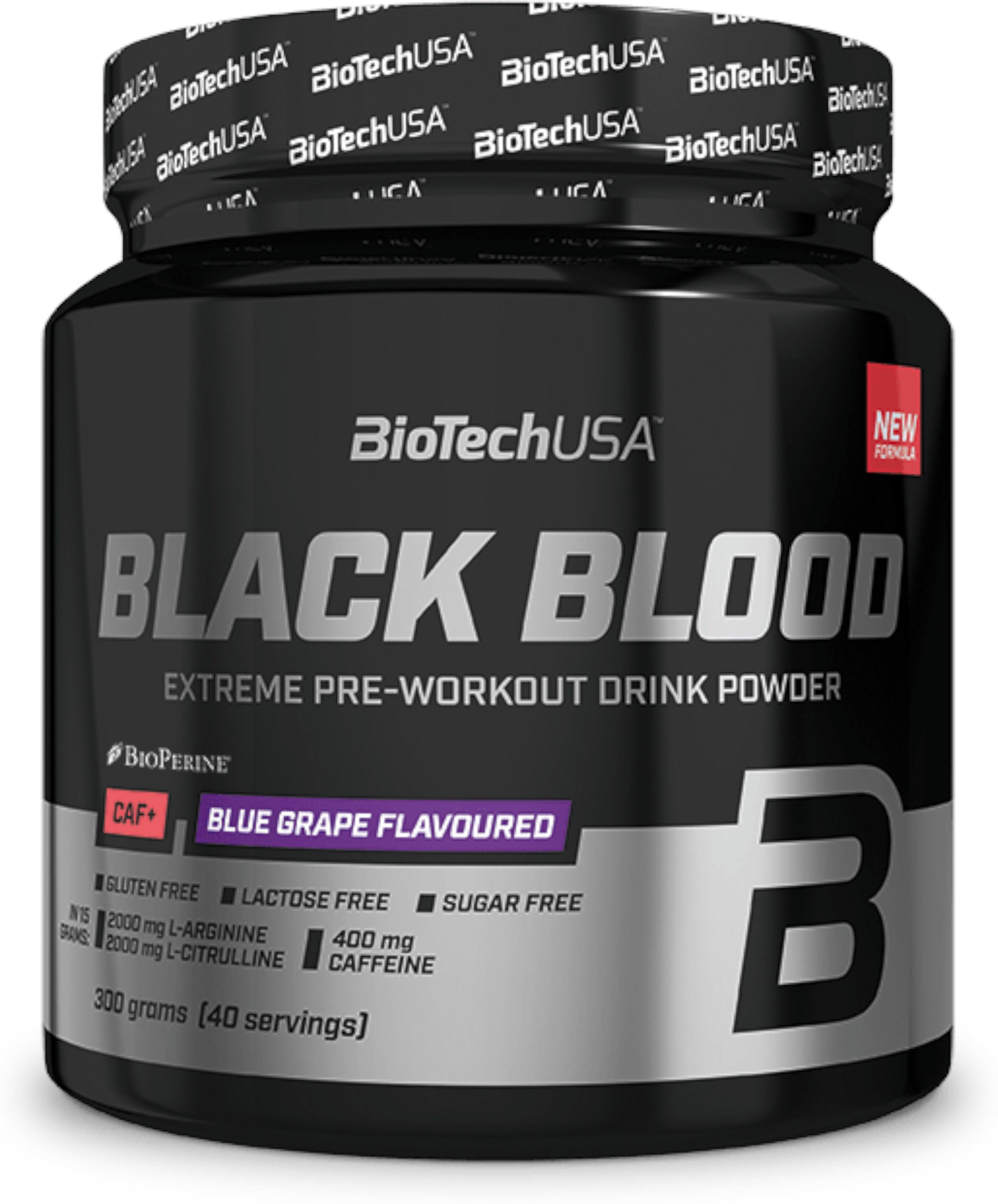 BIOTECH USA Black Blood Caf+ 300 Grammi 