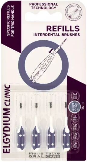 Elgydium Clinic Refills Escovilhão Roxo x4