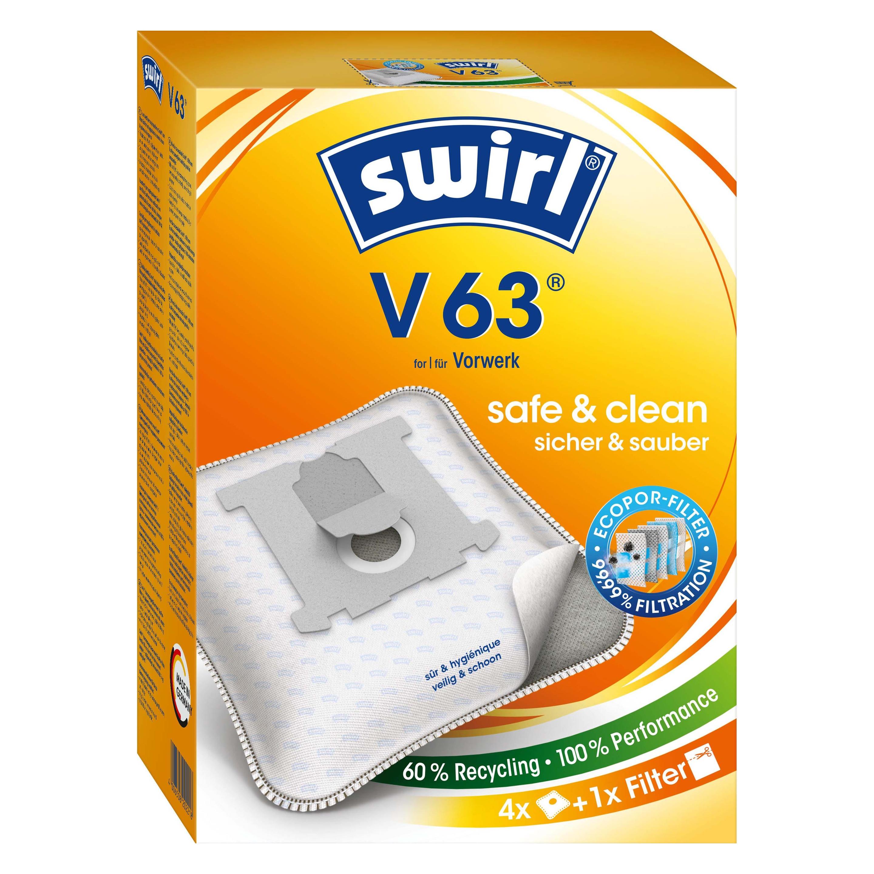 Swirl Staubbeutel V63 (4x) (202218)